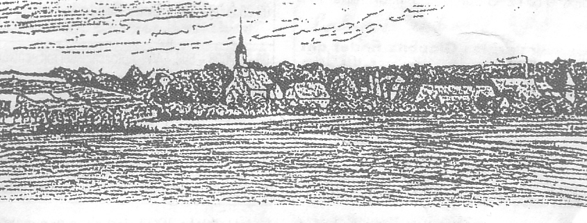 alte Karikatur von Glaubitz